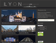 Tablet Screenshot of bonjour-lyon.fr